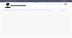 Desktop Screenshot of creativecedardesigns.com